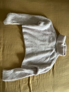 PrettyLittleThing Cream Chunky Turtleneck Sweater